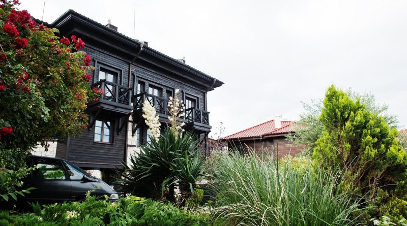 bâtiments et jardins