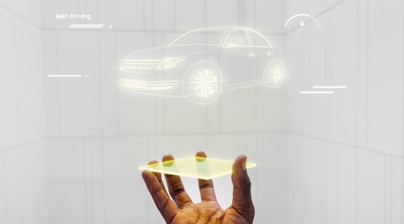 Hologramme de projection d'interface de voiture intelligente