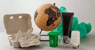 Coffrage avec sac plastique et bouteilles